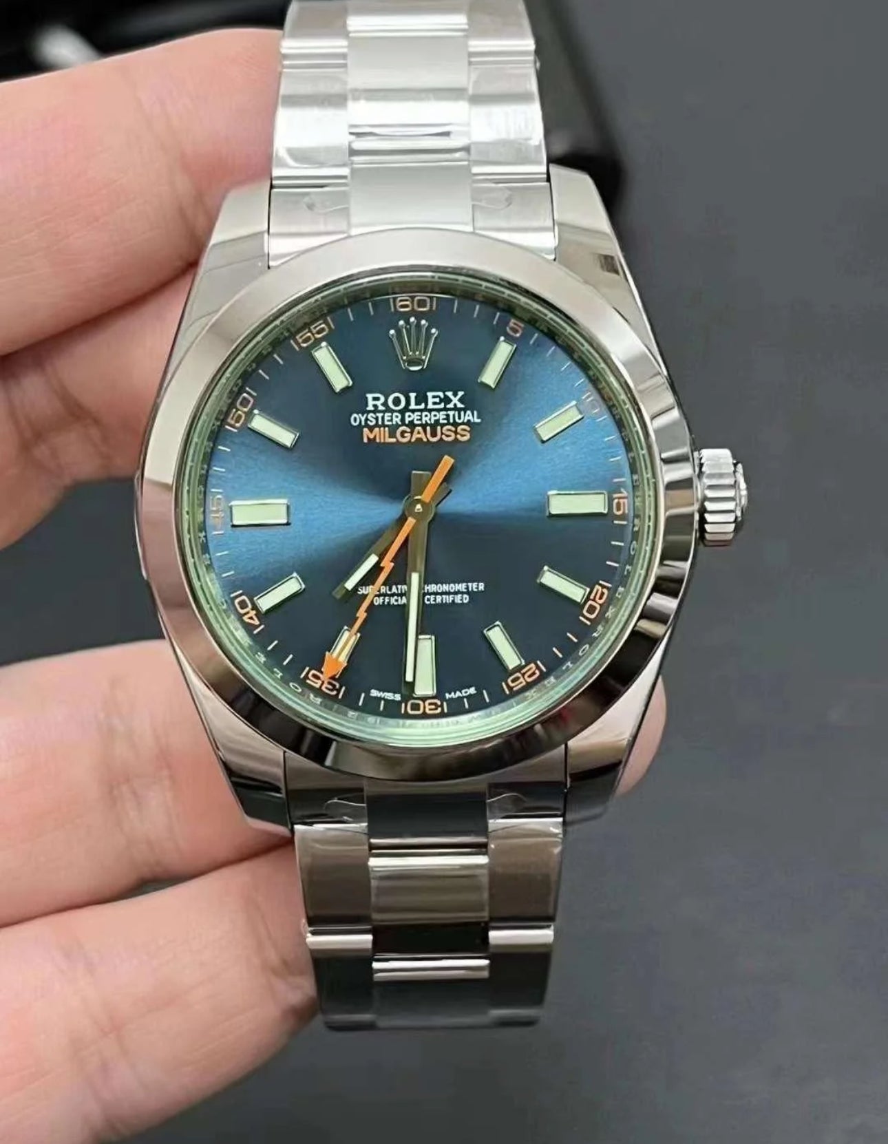 Rolex Milgause 40’ 116400 GV Clone