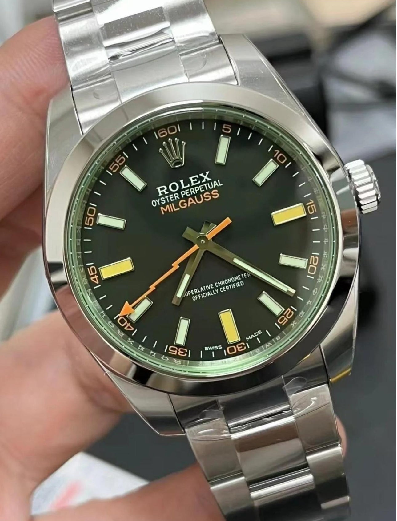 Rolex Milgause 40’ 116400 GV Clone