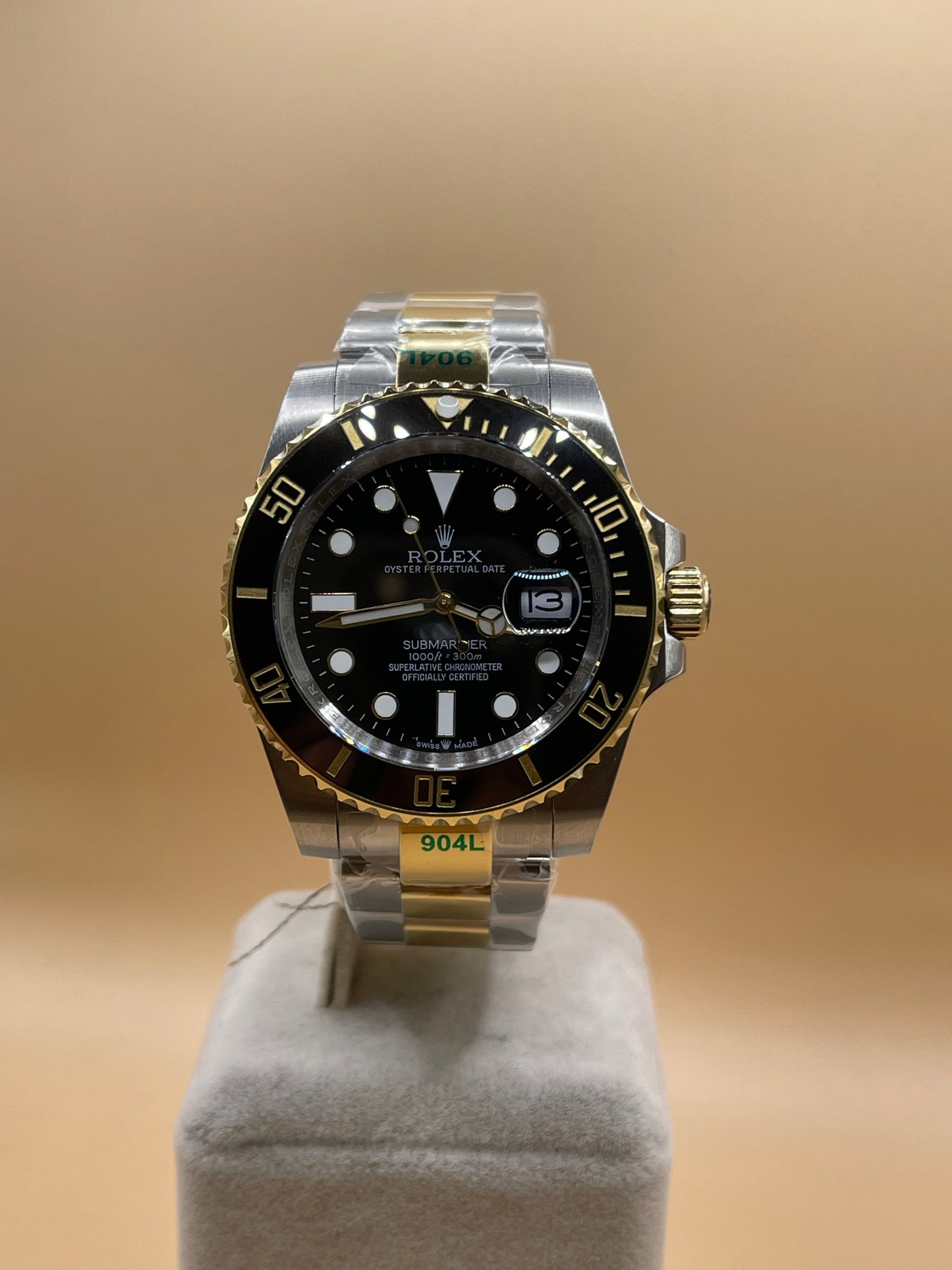 Rolex Submariner 126613LN Two tone Gold Black Clone