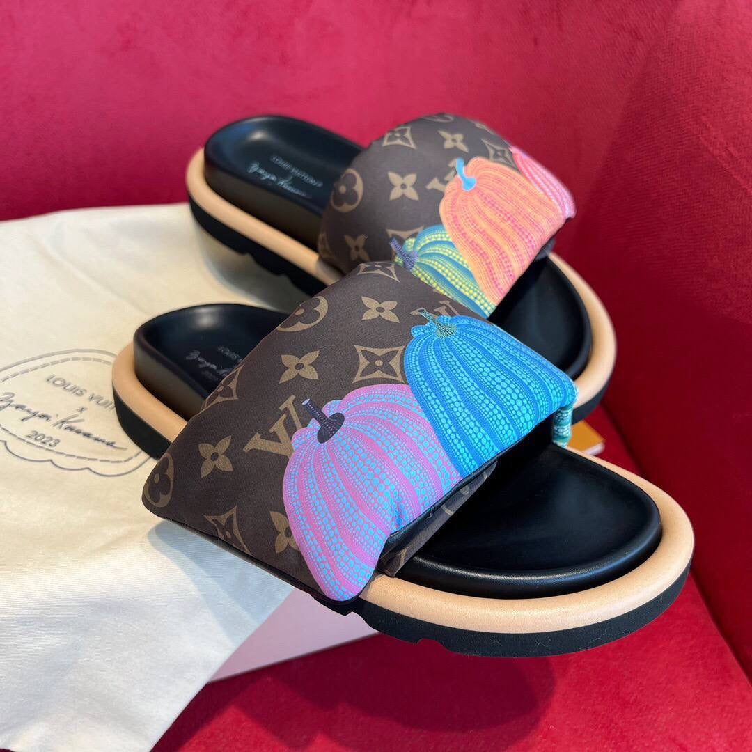 Louis Vuitton x YK pool Slides Mule