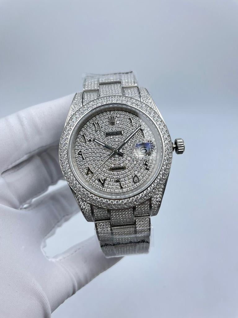 Rolex Icedout Bustdown 41’ 126300 Arab Dial Superclone