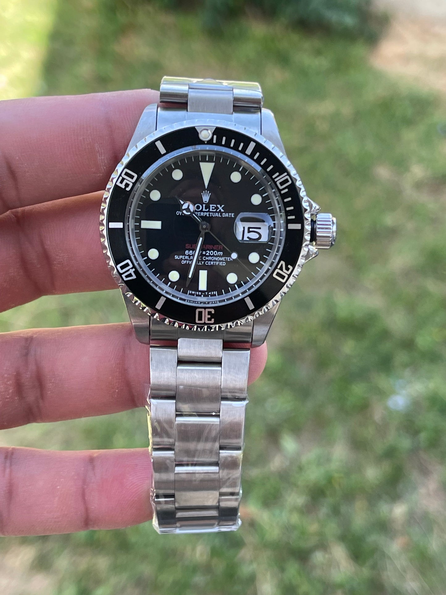 ROLEX SUBMARINER RED WRITING CLONE