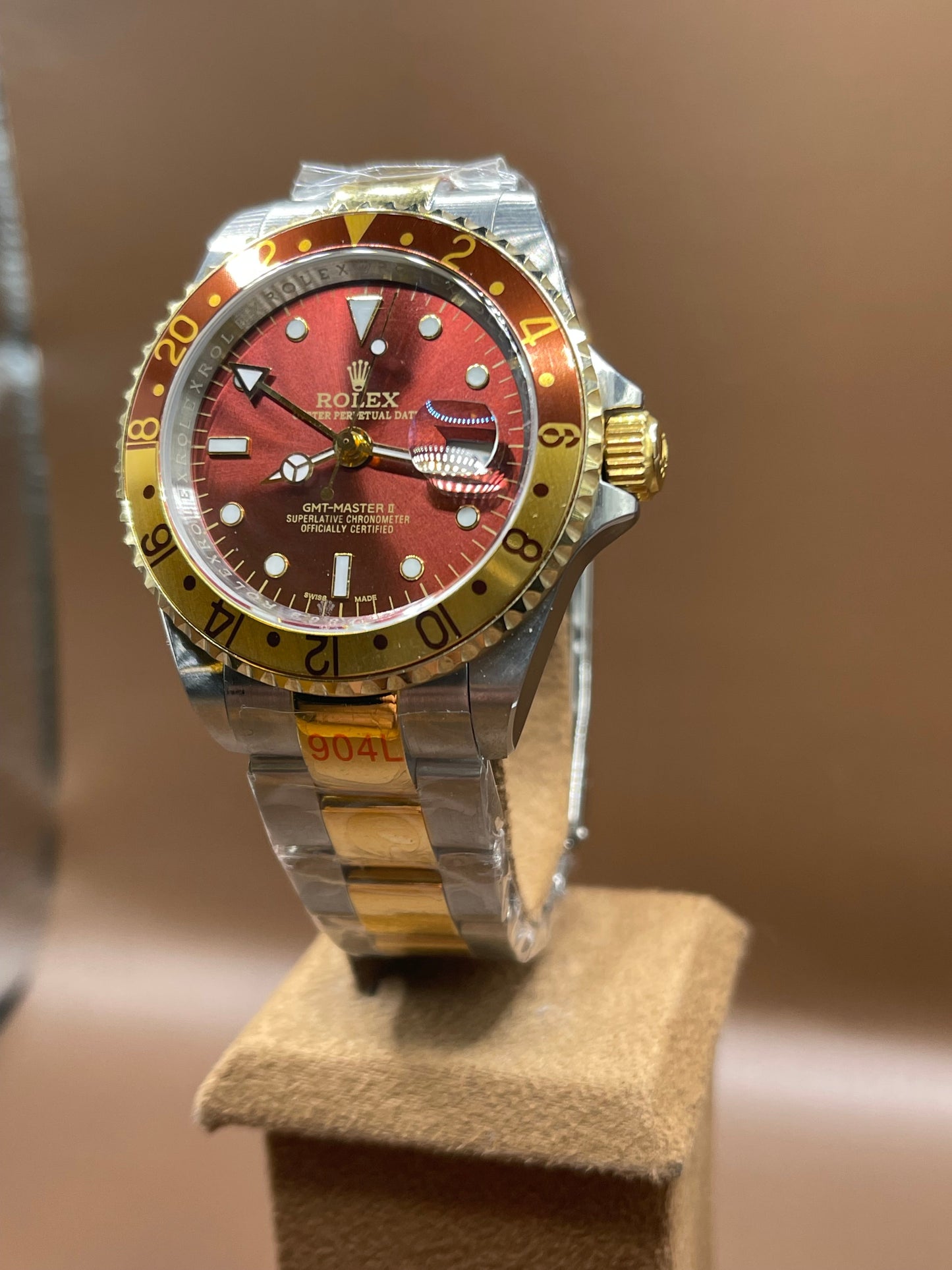 ROLEX GMT MASTER ROOTBEER CLONE