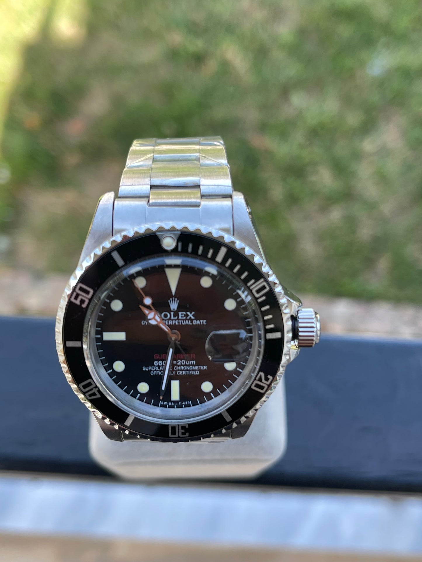 ROLEX SUBMARINER RED WRITING CLONE