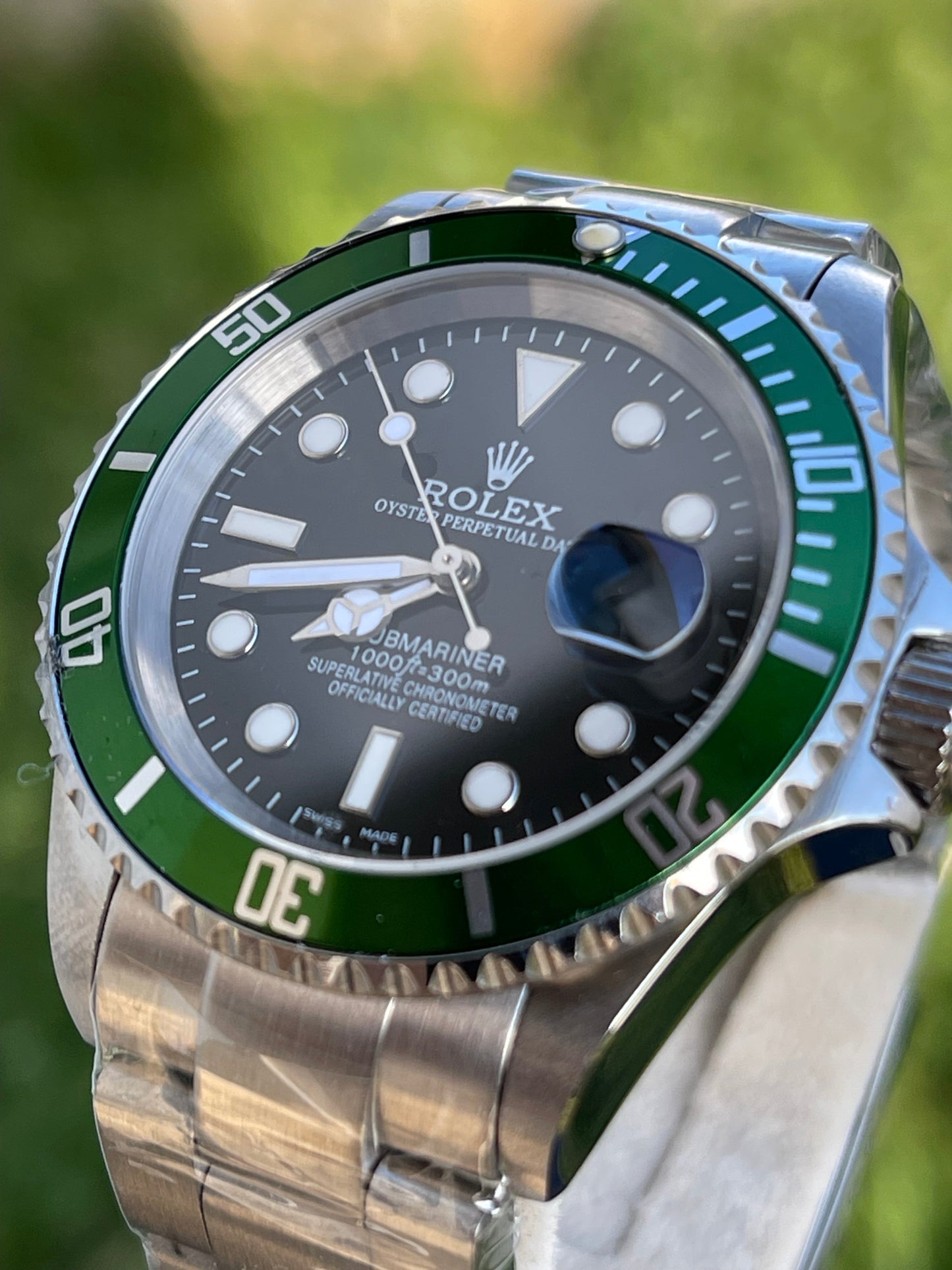 ROLEX SUBMARINER KERMIT CLONE