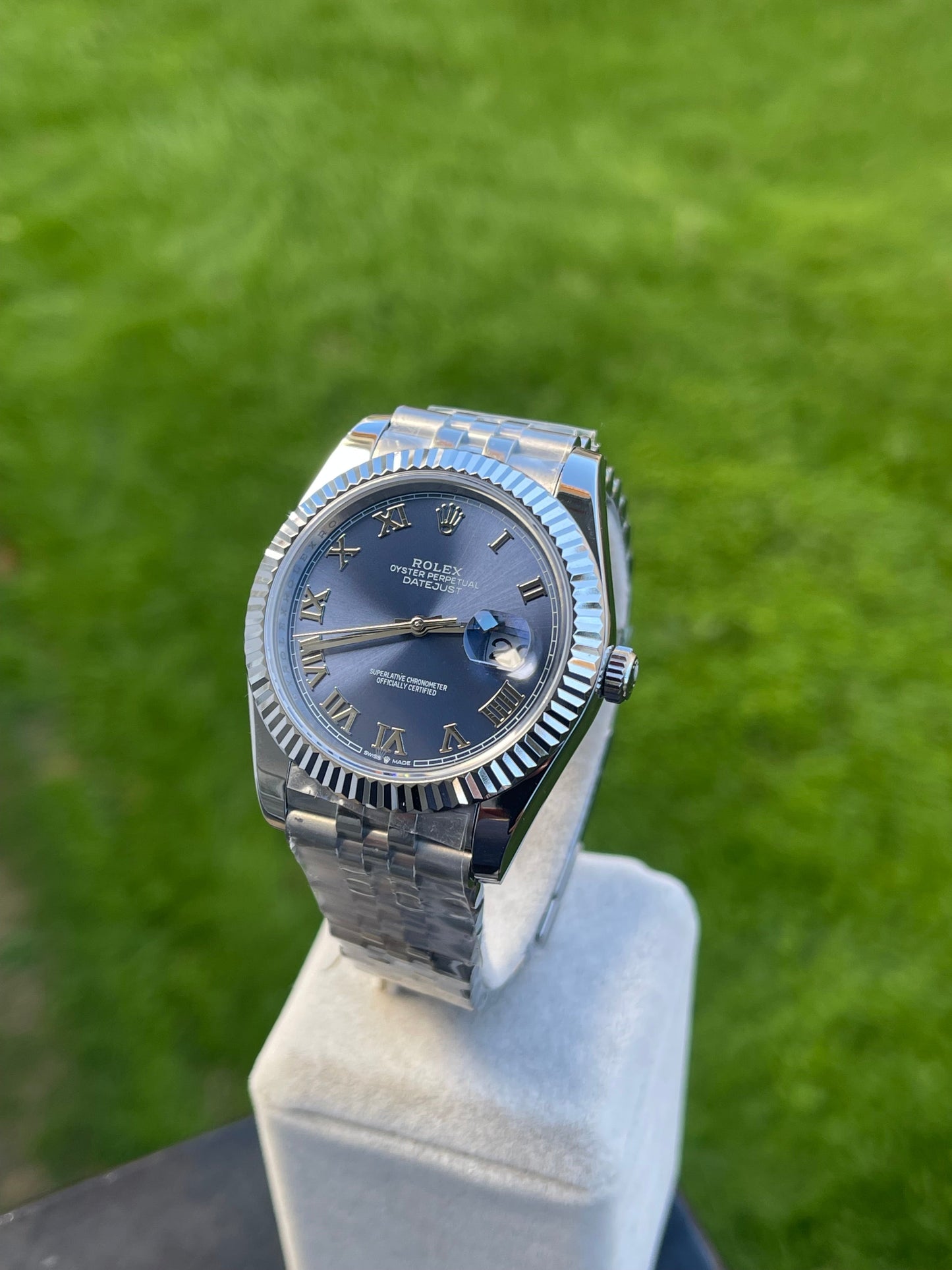 Rolex Datejust 41 Blue Roman 126334 Clone