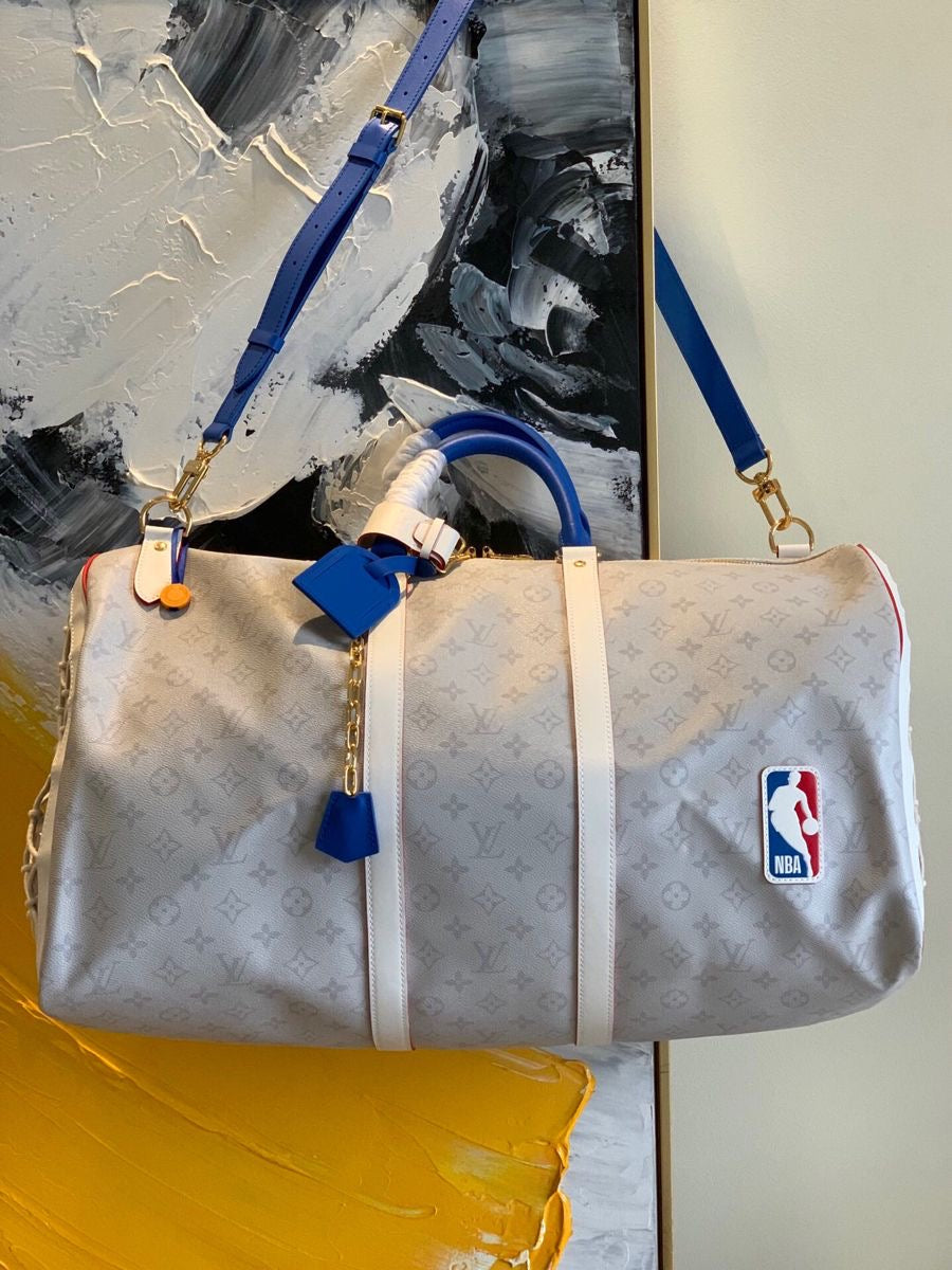 Louis Vuitton Keepall Bandouliere 55 NBA LV Basketball Weekend Travel Bag