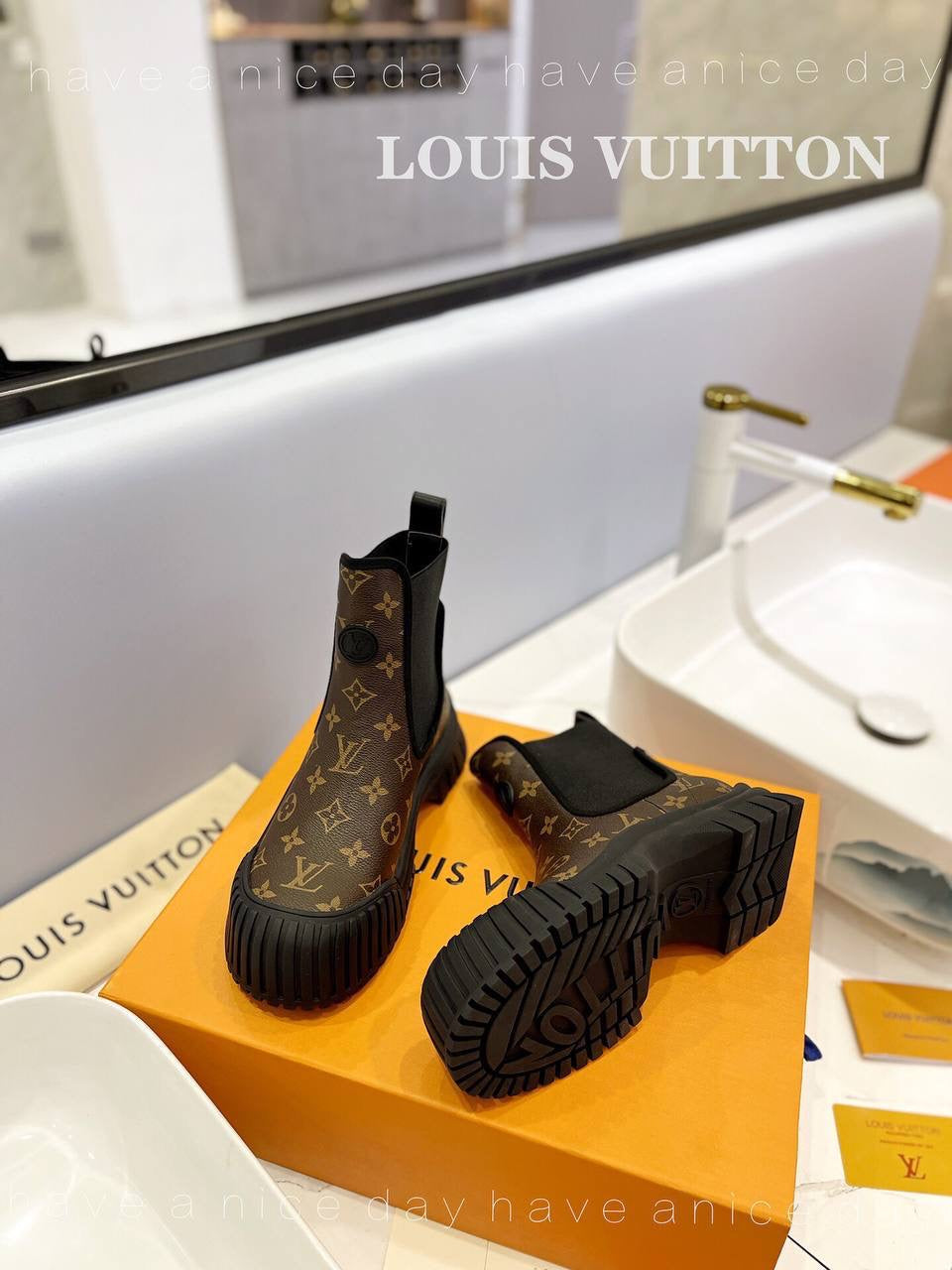 Louis Vuitton boots