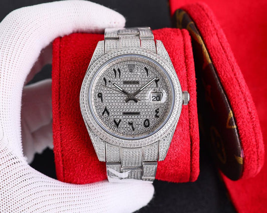 Rolex Icedout Bustdown 41’ 126300 Arab Dial Superclone