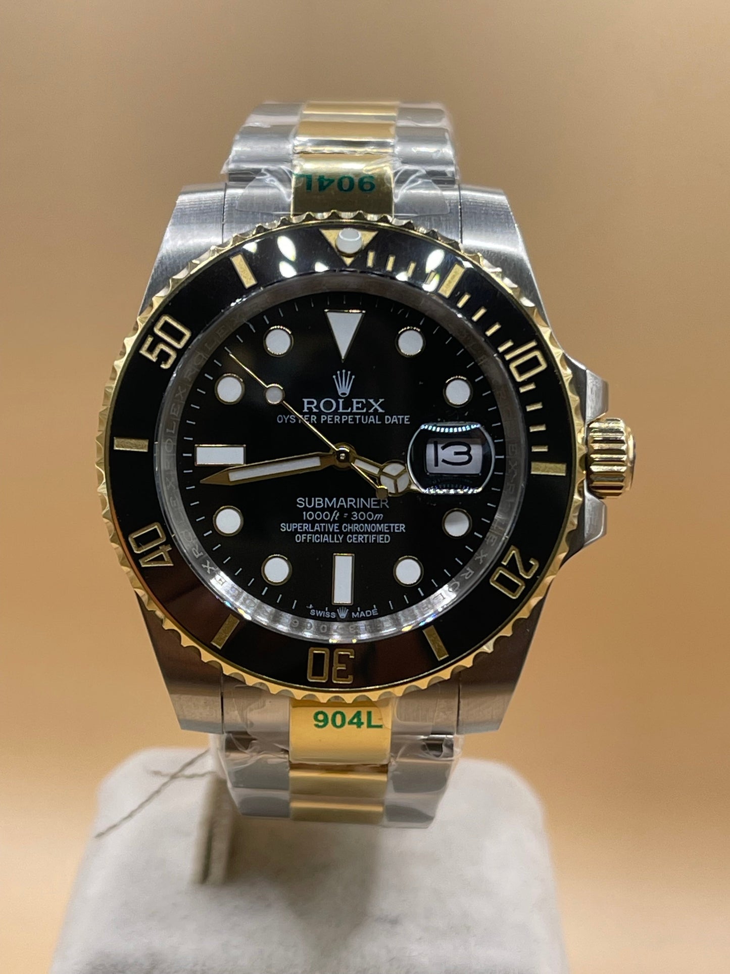 Rolex Submariner 126613LN Two tone Gold Black Clone