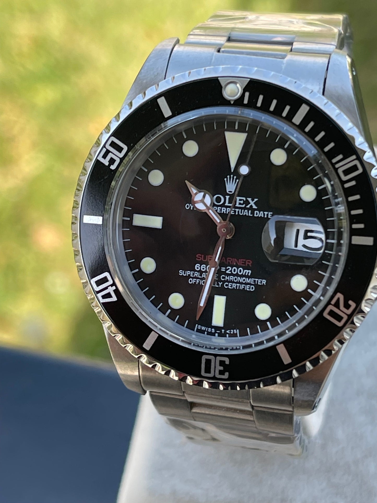 ROLEX SUBMARINER RED WRITING CLONE