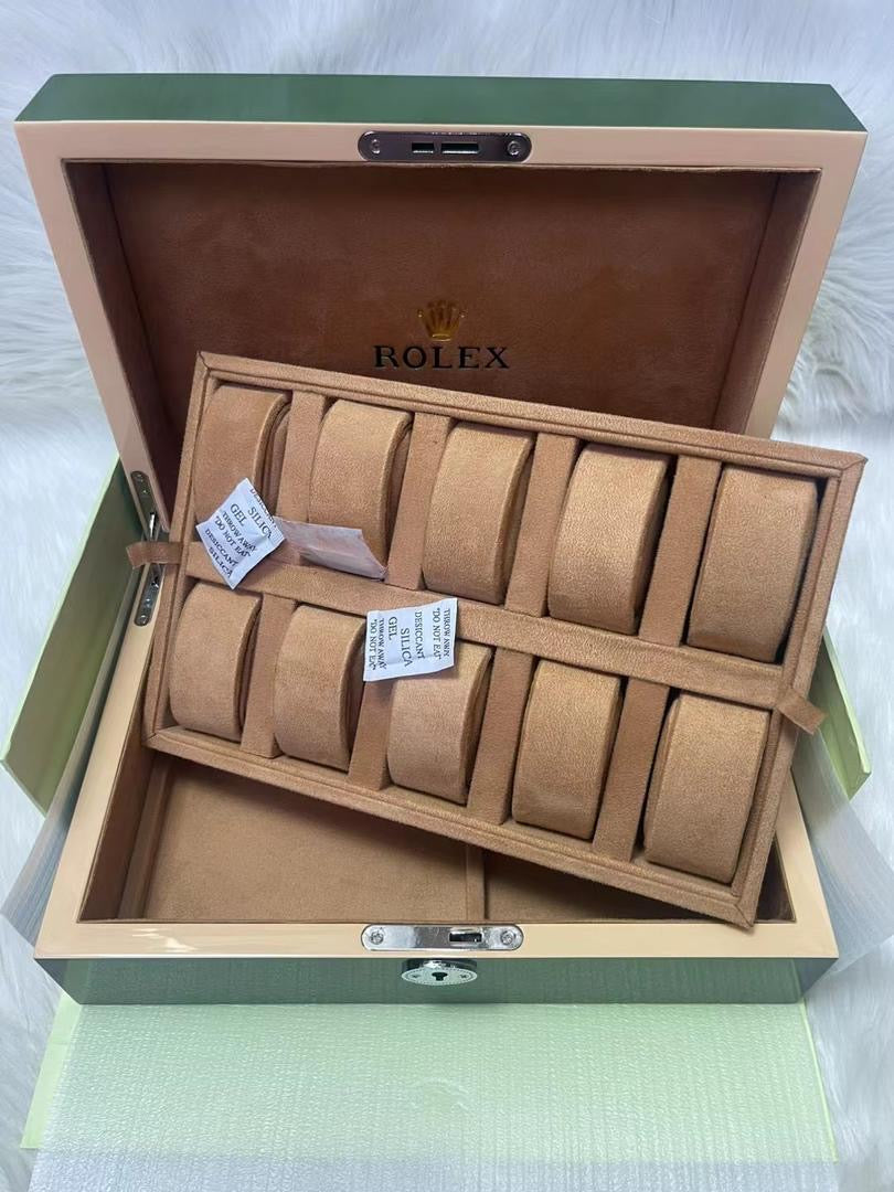 Rolex 10 cases Wooden Watchcase