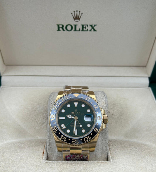 Rolex Gmt Master II Gold Green Swiss Superclone 1:1 Best Factory