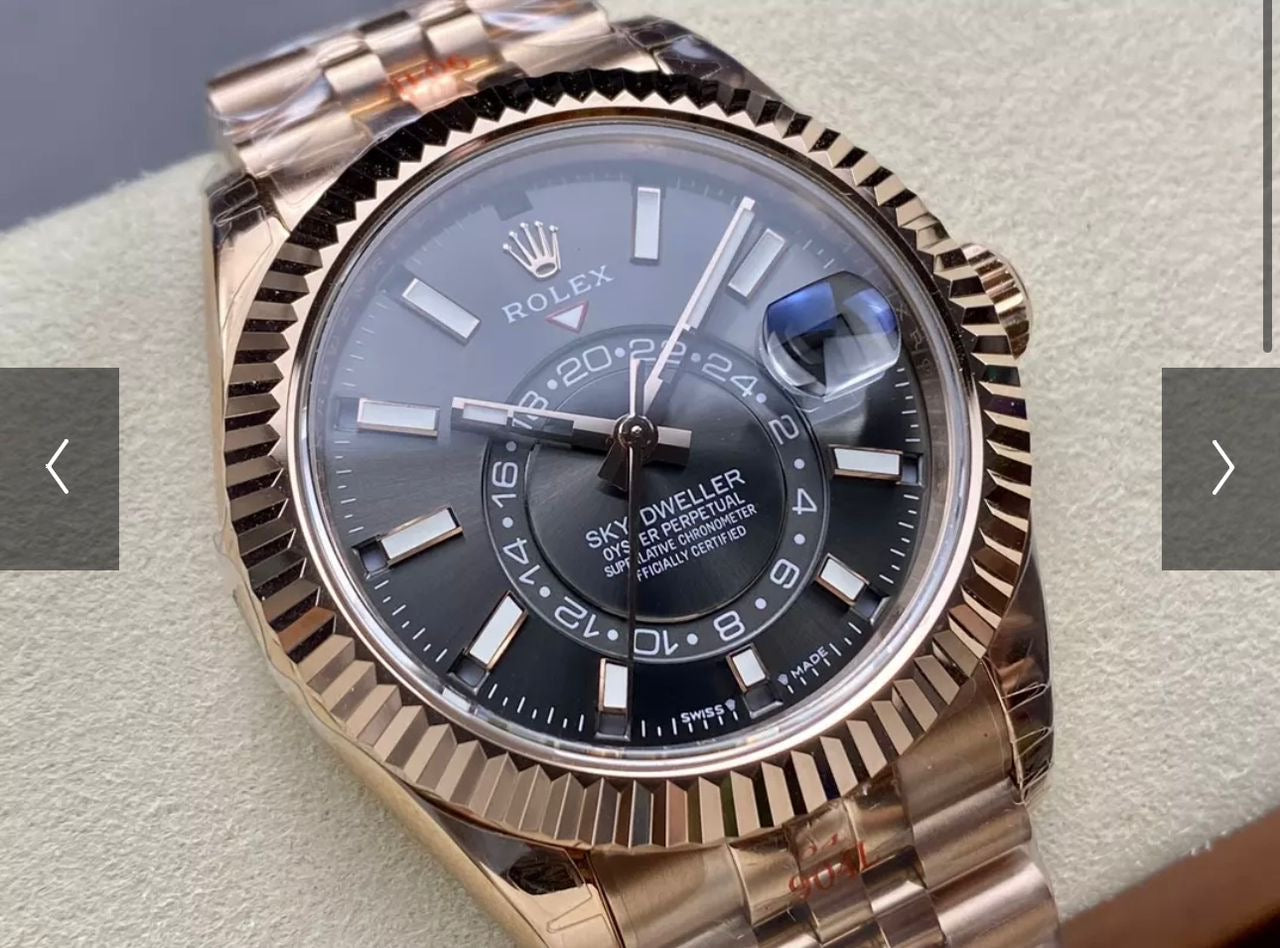 Rolex Sky-Dweller Rose Gold 326935 Swiss Superclone 1:1 Best Factory