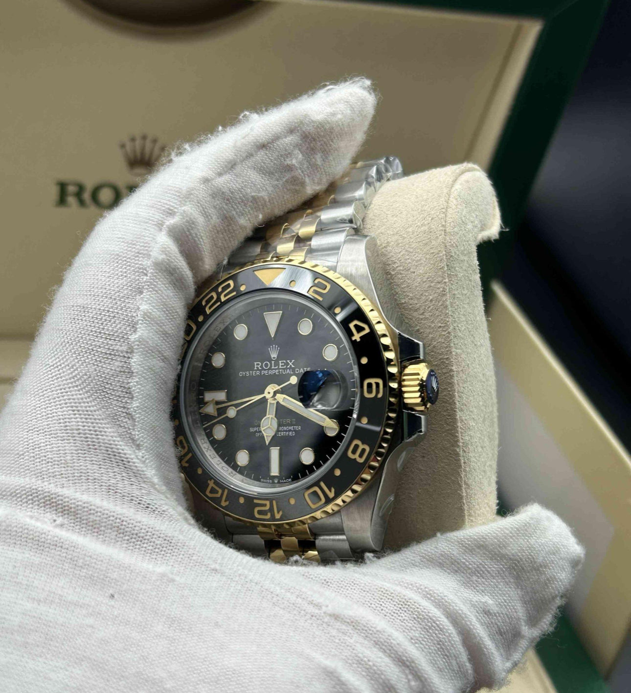 Rolex Gmt Master II Two Tone Gold Jubilee Swiss Superclone 1:1 Best Factory