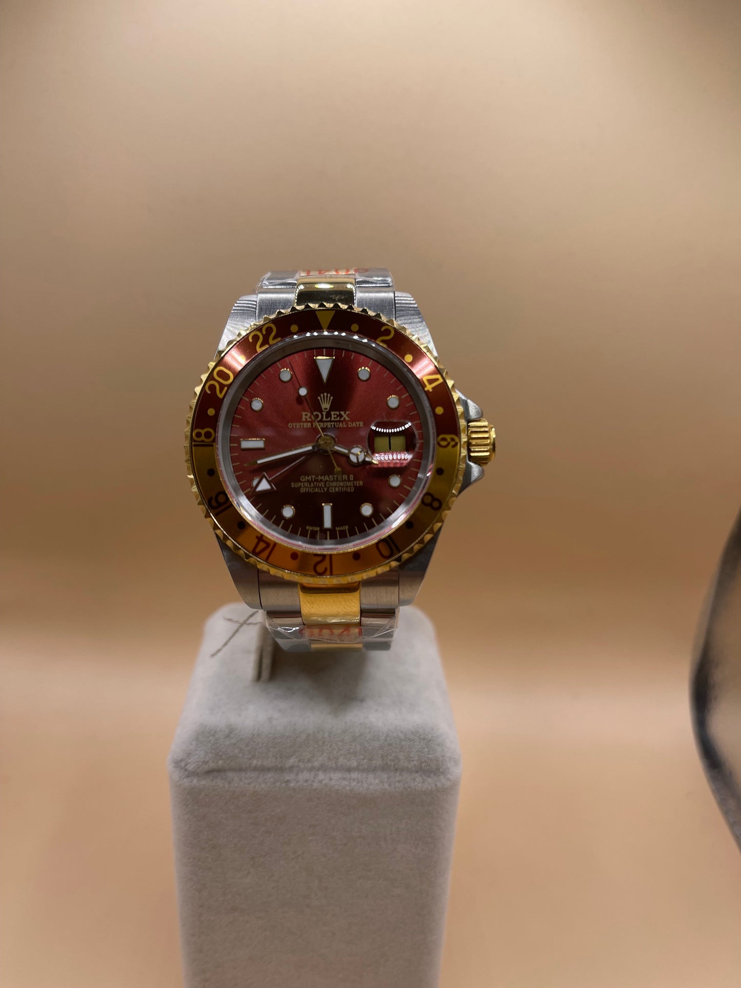 ROLEX GMT MASTER ROOTBEER CLONE