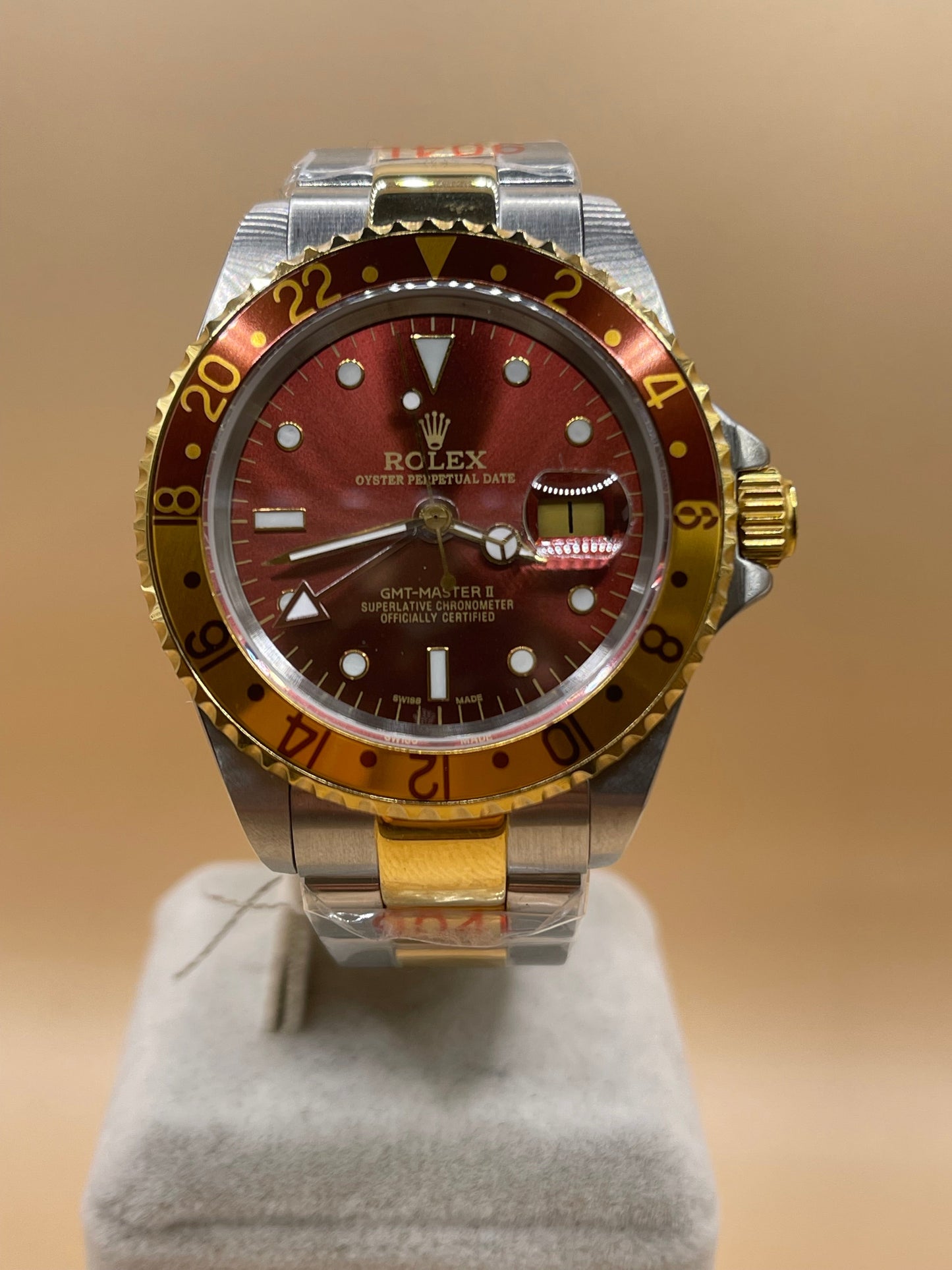 ROLEX GMT MASTER ROOTBEER CLONE