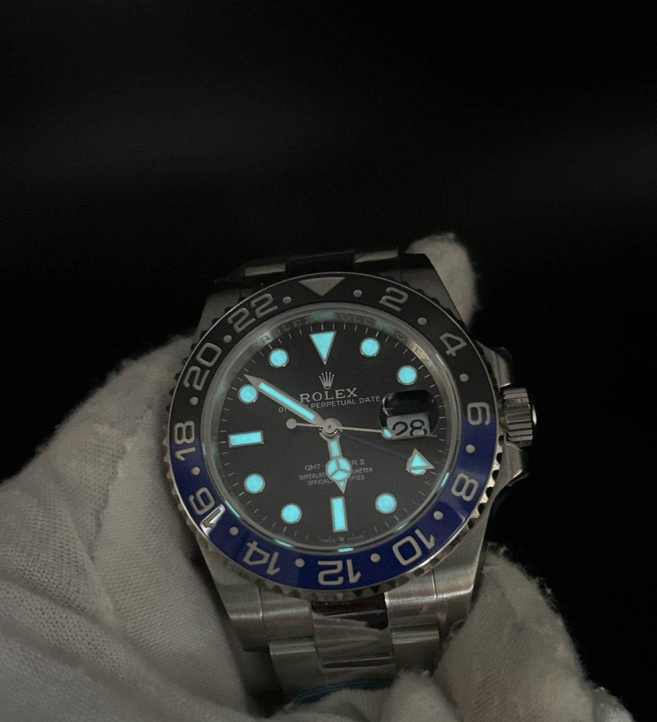 Rolex Gmt Master II Batman Swiss Superclone 1:1 Best Factory