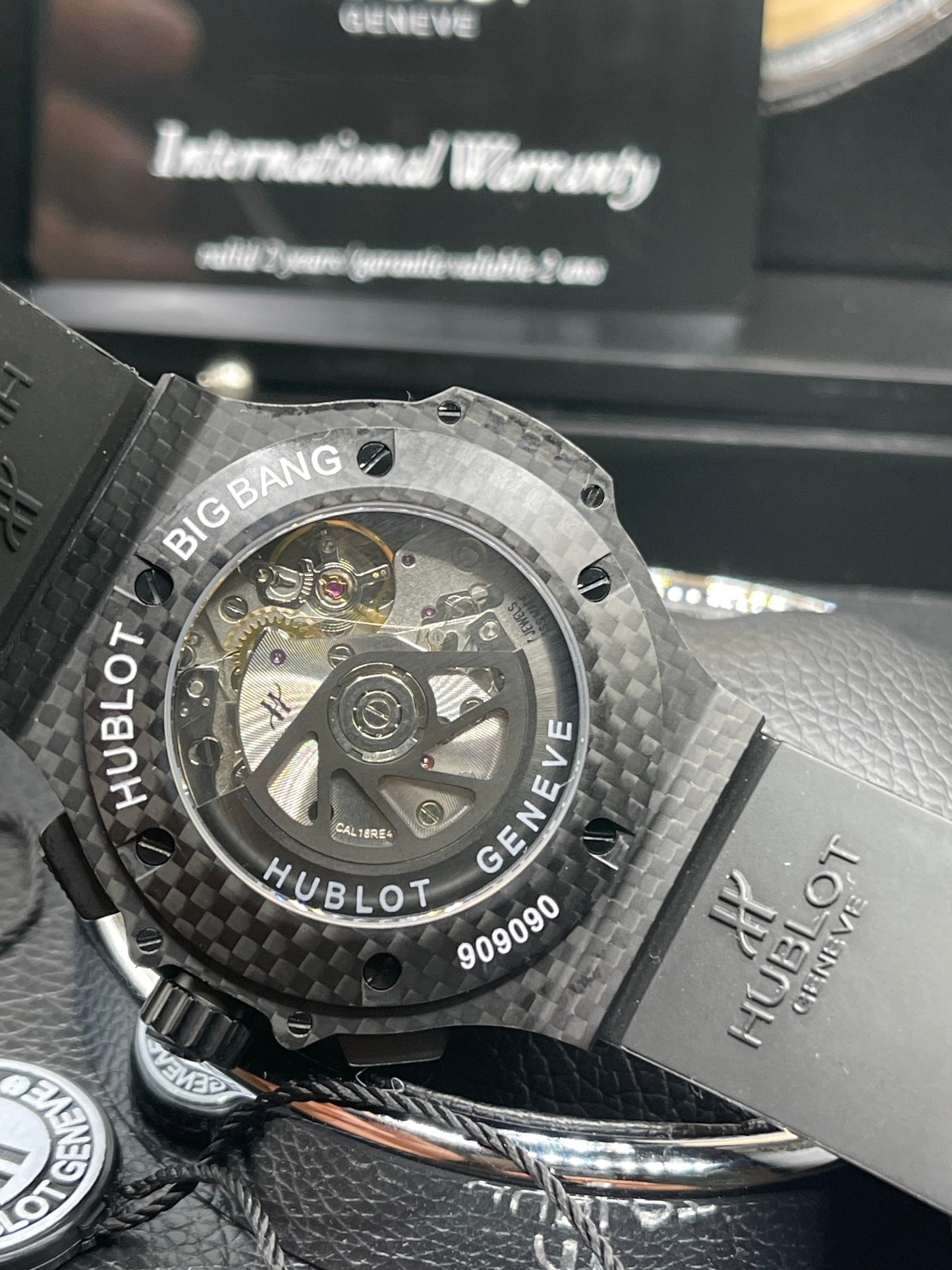 Hublot Big Bang 44’ Carbon Automatic Chronograph Swiss Movement