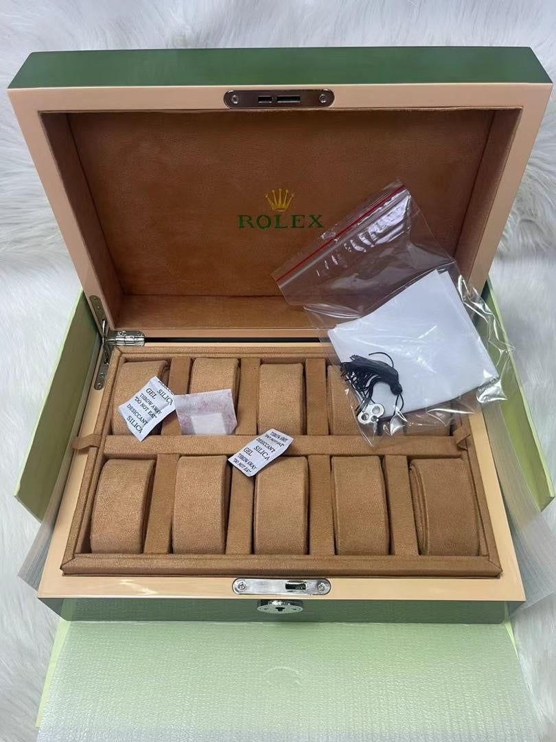 Rolex 10 cases Wooden Watchcase