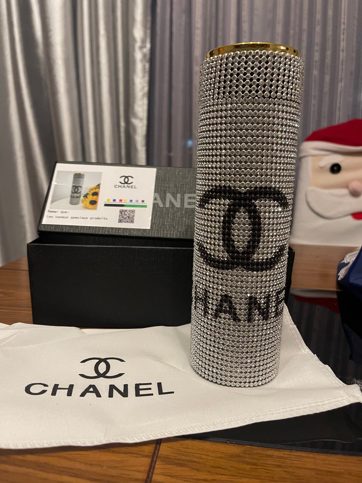 Chanel Diamonds Thermos Made in Malaisia