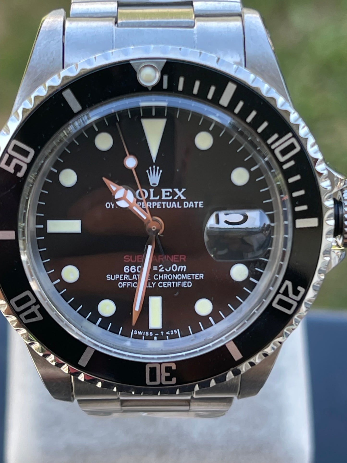 ROLEX SUBMARINER RED WRITING CLONE