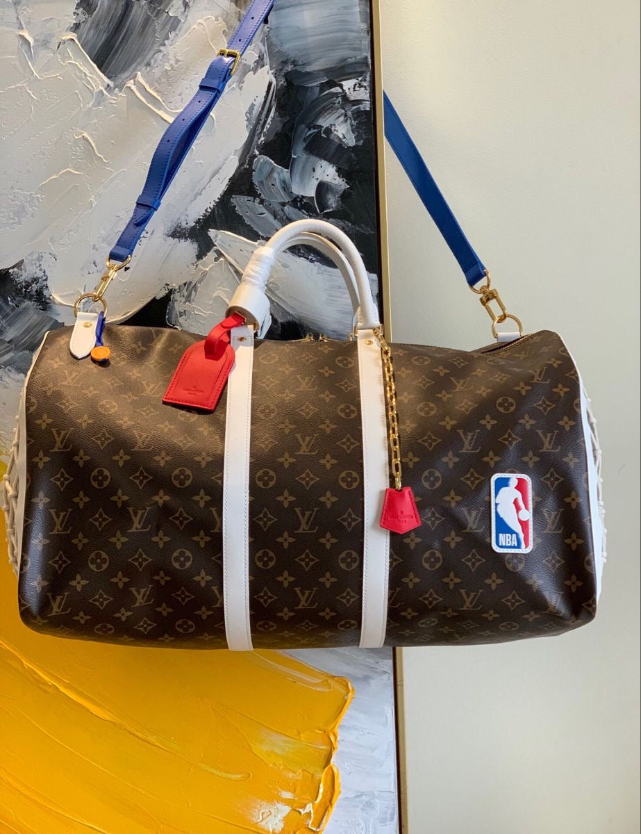 Louis Vuitton Keepall Bandouliere 55 NBA LV Basketball Weekend Travel Bag