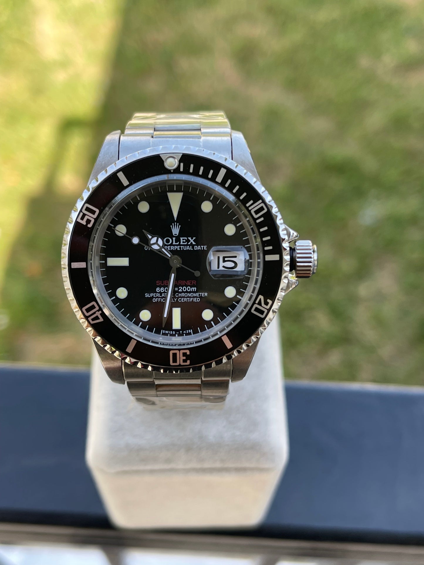 ROLEX SUBMARINER RED WRITING CLONE