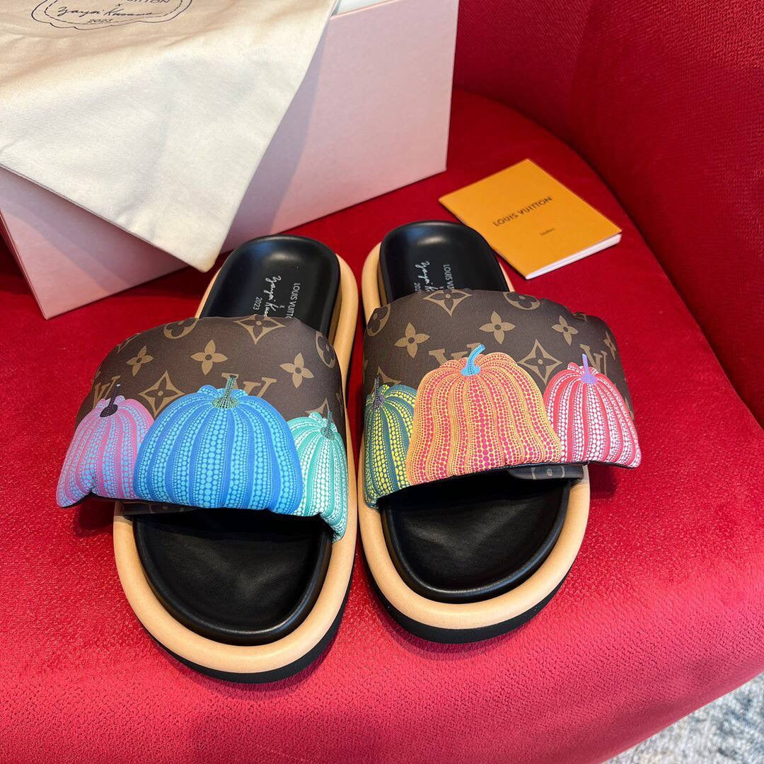 Louis Vuitton x YK pool Slides Mule