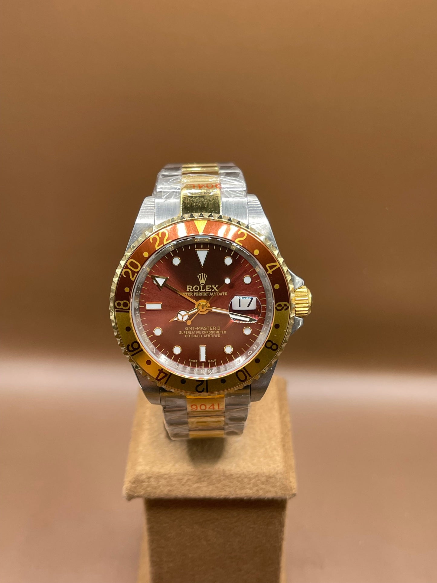 ROLEX GMT MASTER ROOTBEER CLONE