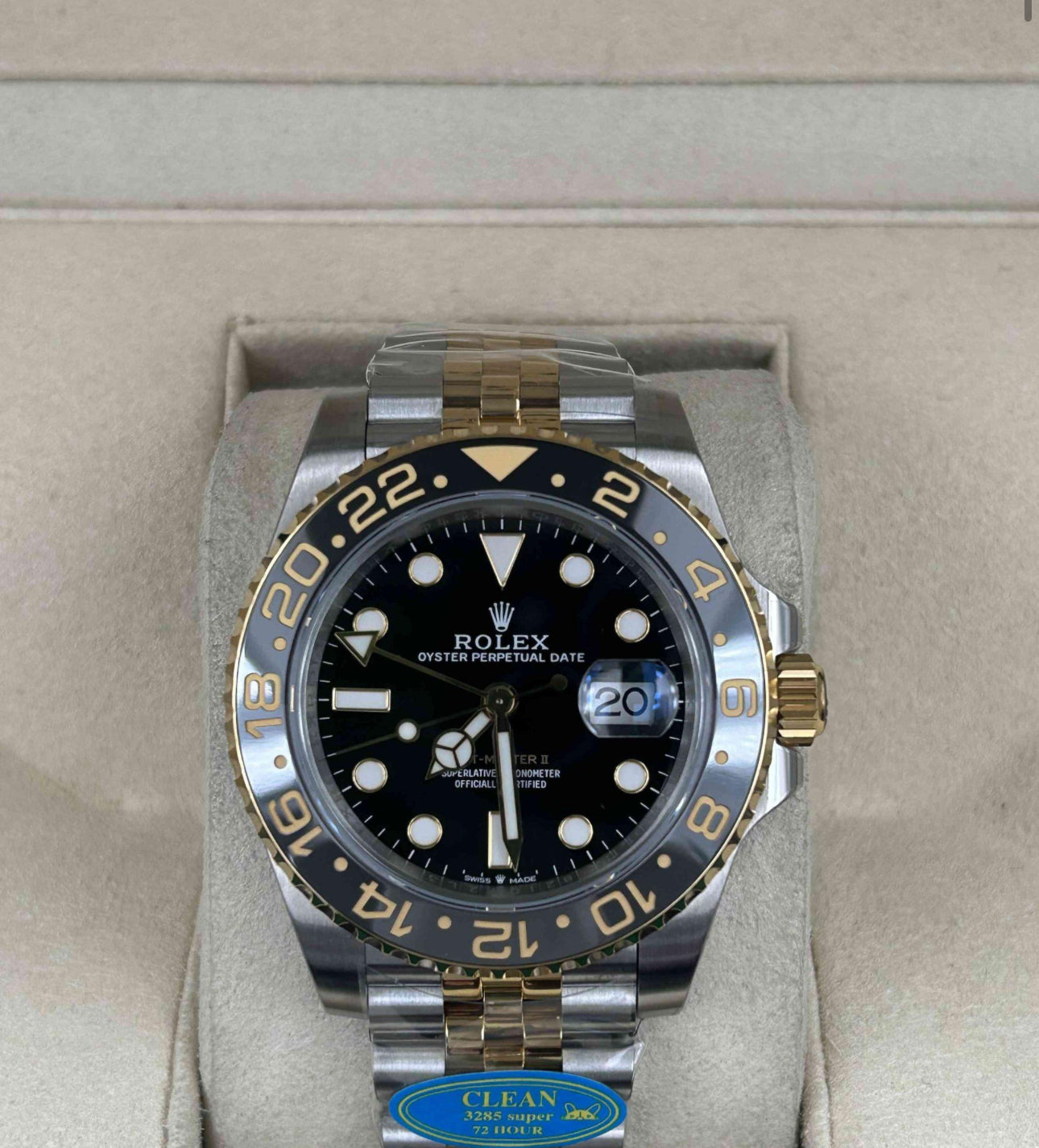 Rolex Gmt Master II Two Tone Gold Jubilee Swiss Superclone 1:1 Best Factory