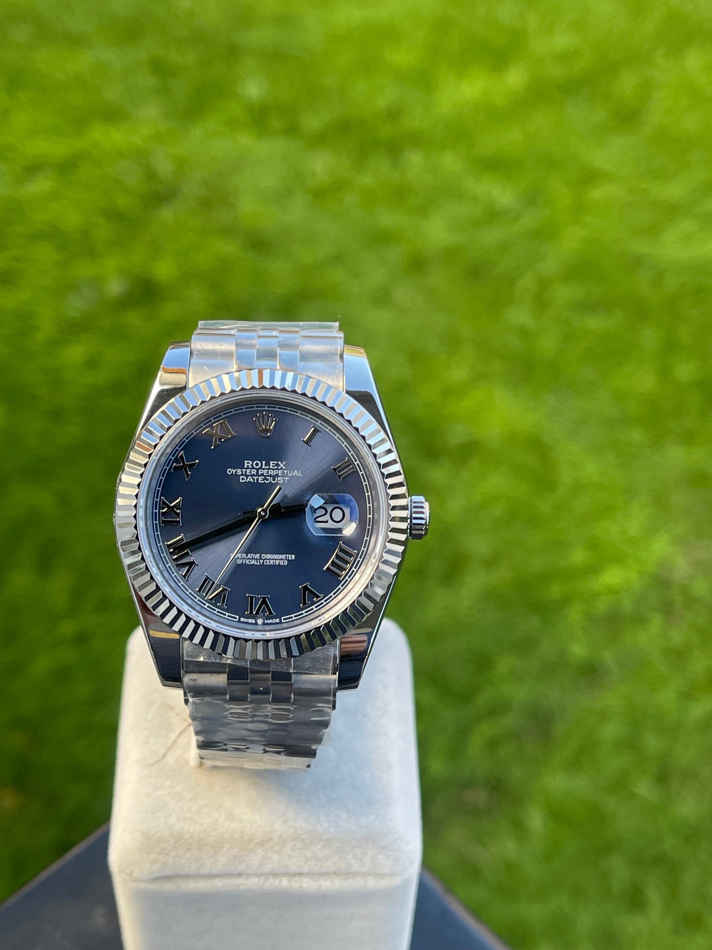 Rolex Datejust 41 Blue Roman 126334 Clone