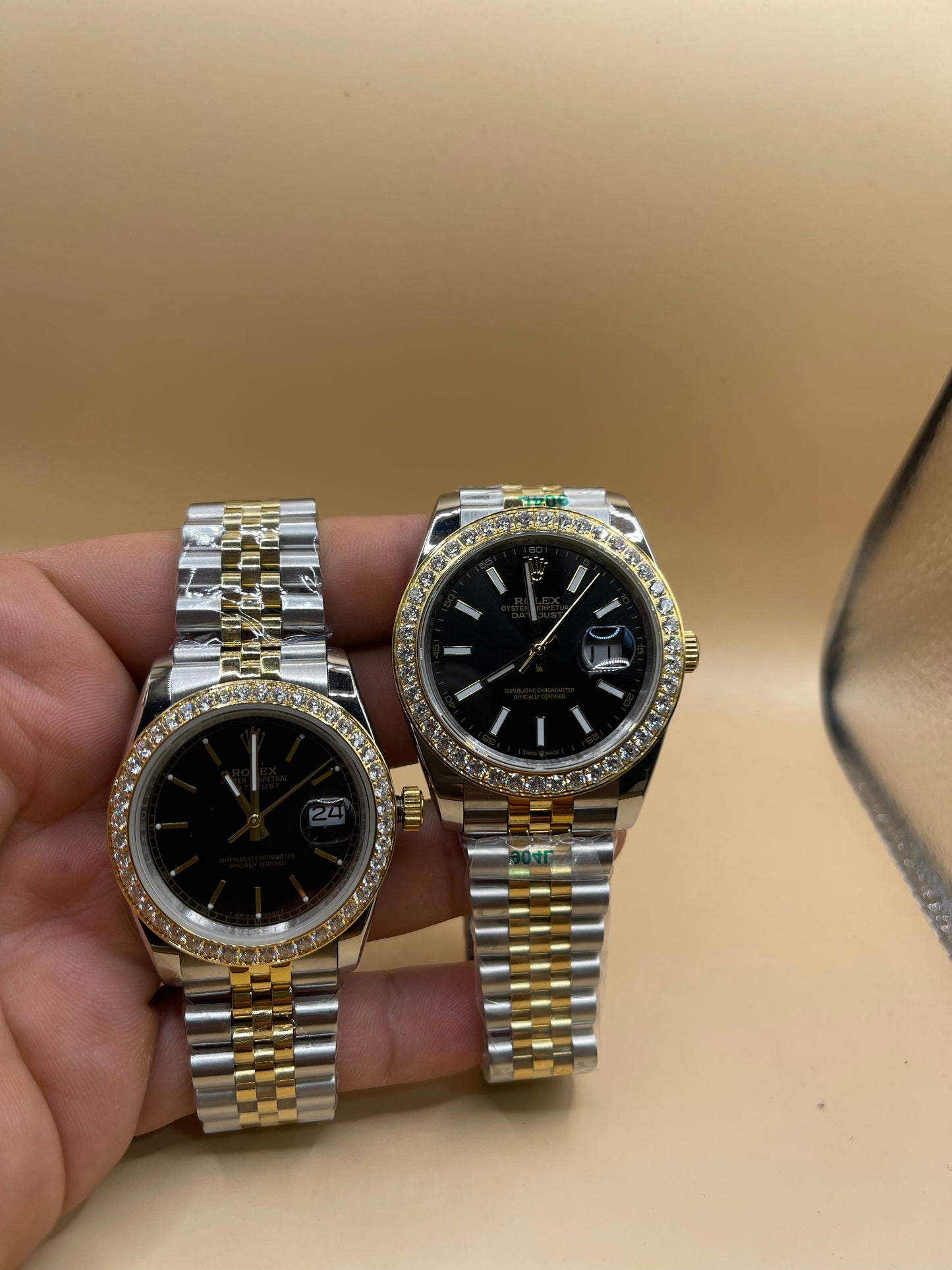 Rolex Datejust 41 Gold Diamonds Clone