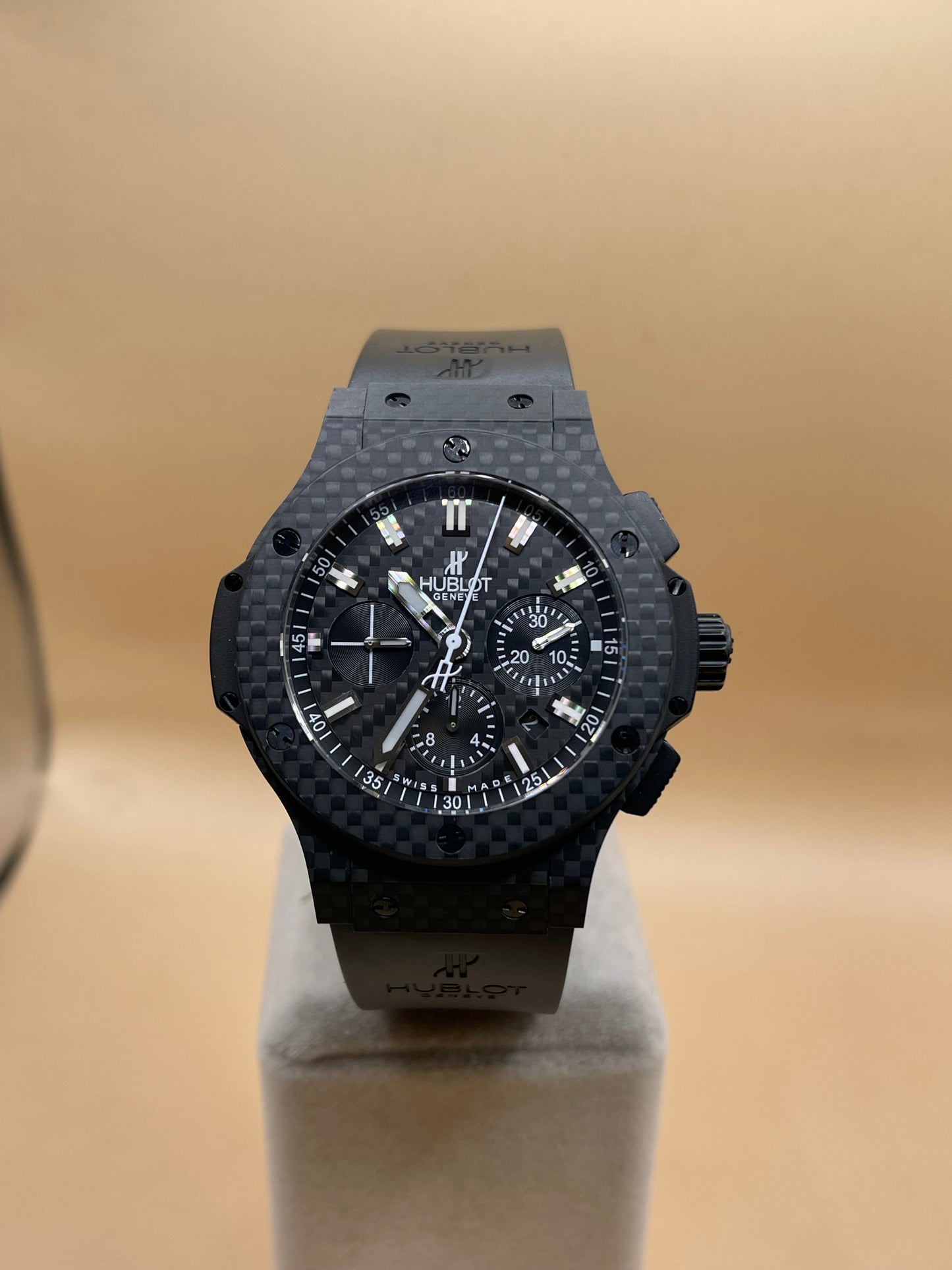 Hublot Big Bang 44’ Carbon Automatic Chronograph Swiss Movement