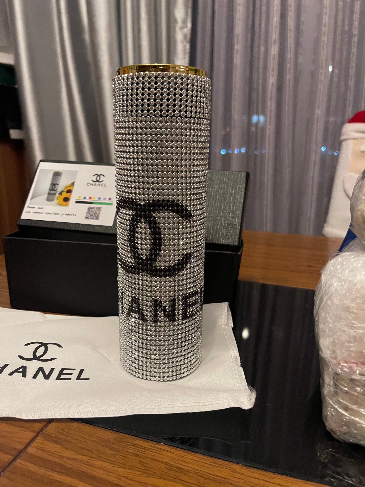 Chanel Diamonds Thermos Made in Malaisia