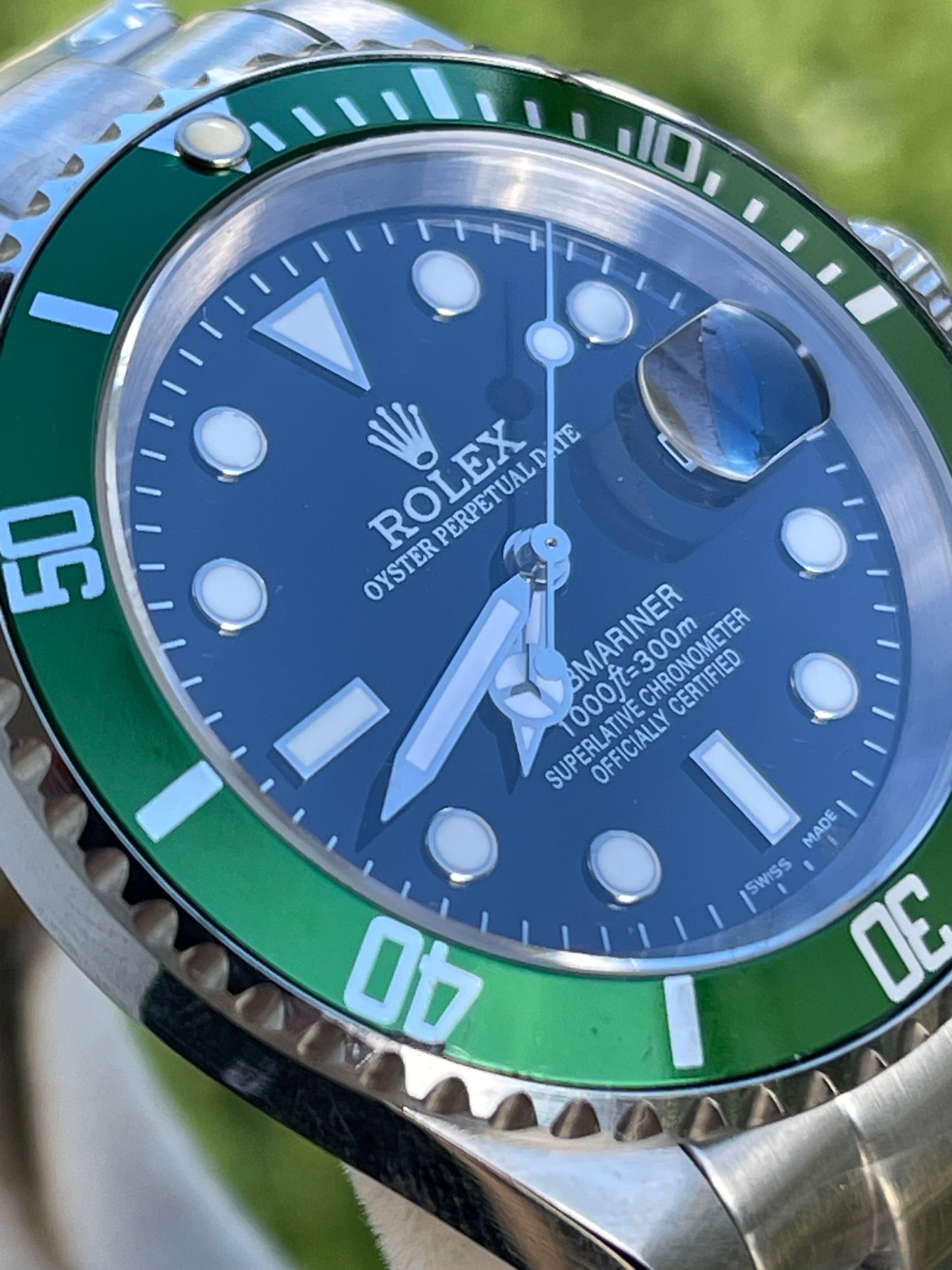 ROLEX SUBMARINER KERMIT CLONE