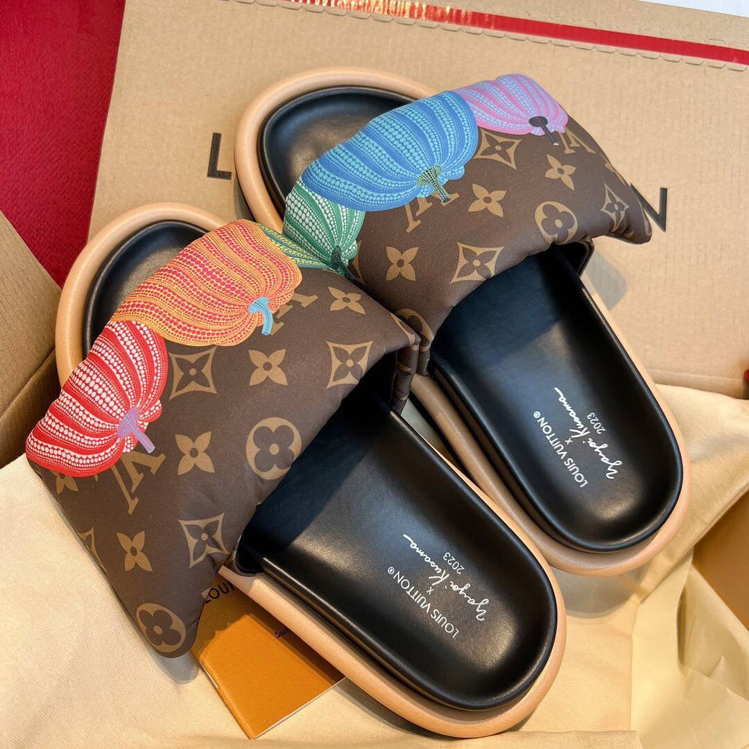 Louis Vuitton x YK pool Slides Mule