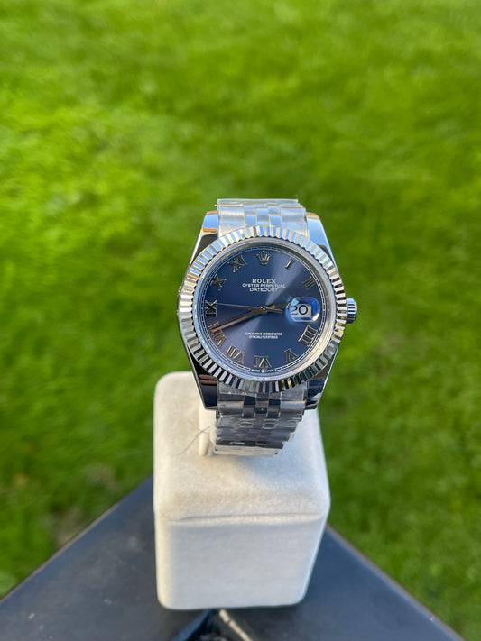 Rolex Datejust 41 Blue Roman 126334 Clone