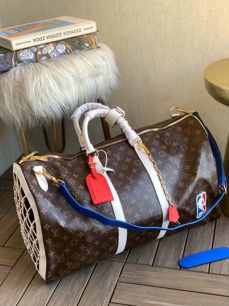 Louis Vuitton Keepall Bandouliere 55 NBA LV Basketball Weekend Travel Bag