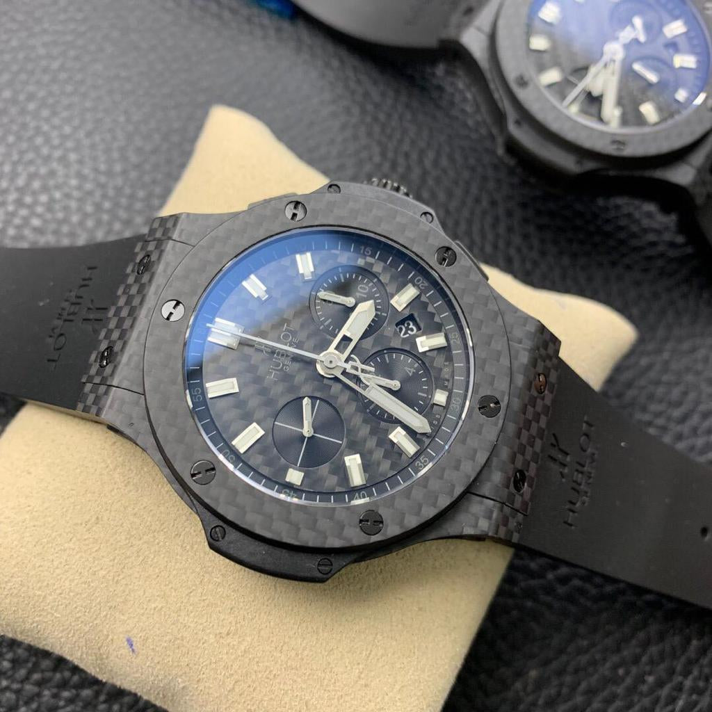 Hublot Big Bang 44’ Carbon Automatic Chronograph Swiss Movement