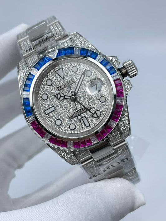 Rolex GMT Master II Diamonds Icedout superclone