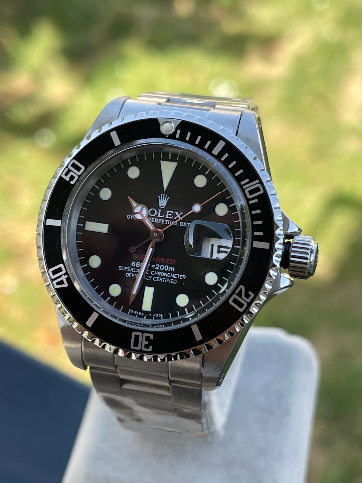 ROLEX SUBMARINER RED WRITING CLONE