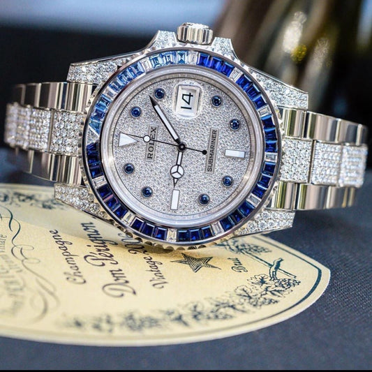 Rolex Submariner Diamonds Icedout superclone