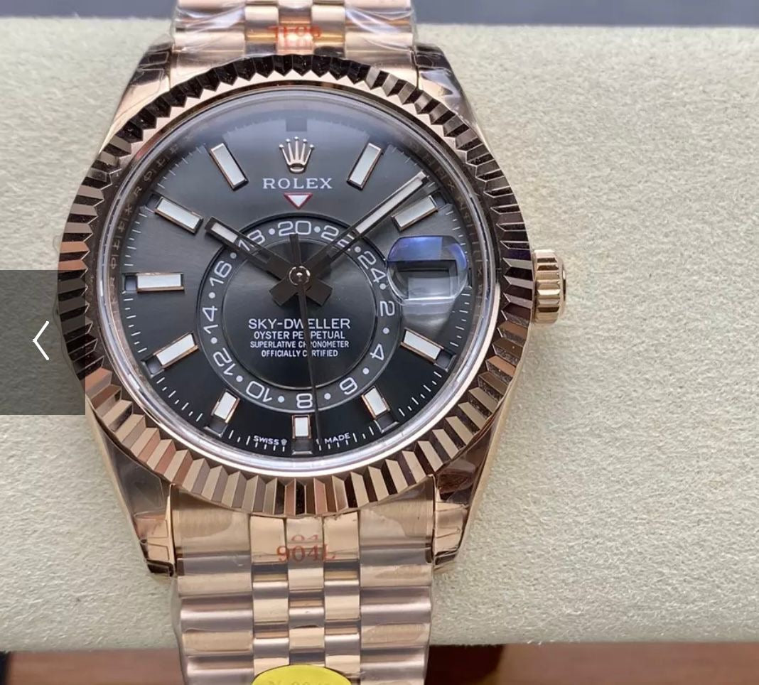 Rolex Sky-Dweller Rose Gold 326935 Swiss Superclone 1:1 Best Factory