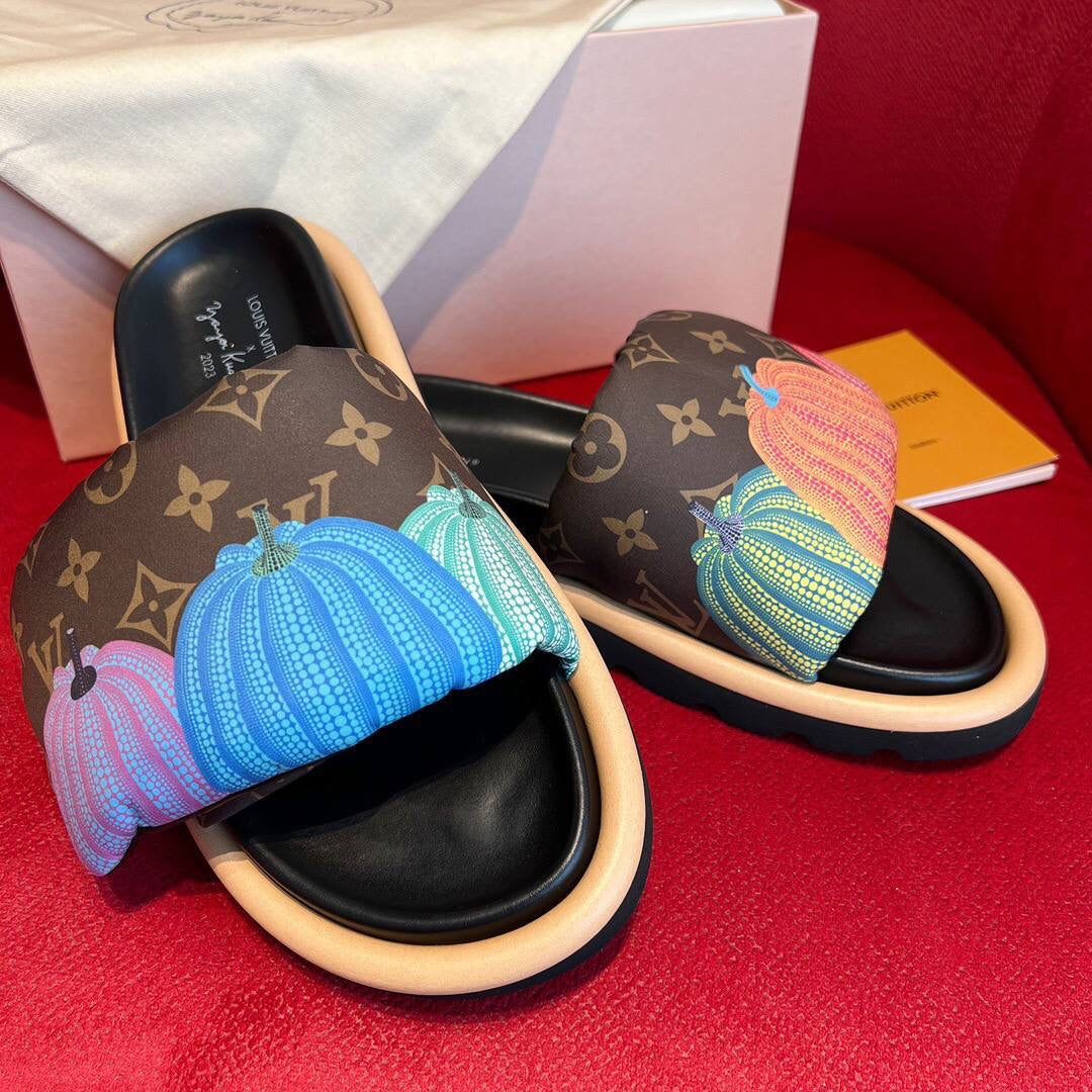 Louis Vuitton x YK pool Slides Mule