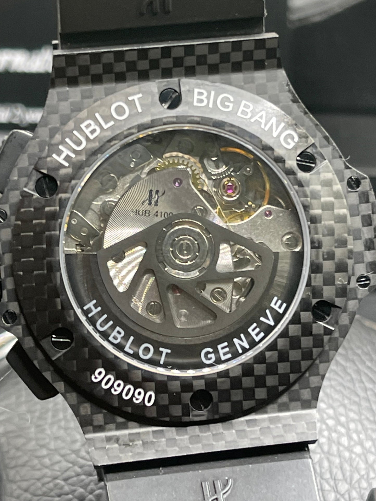 Hublot Big Bang 44’ Carbon Automatic Chronograph Swiss Movement