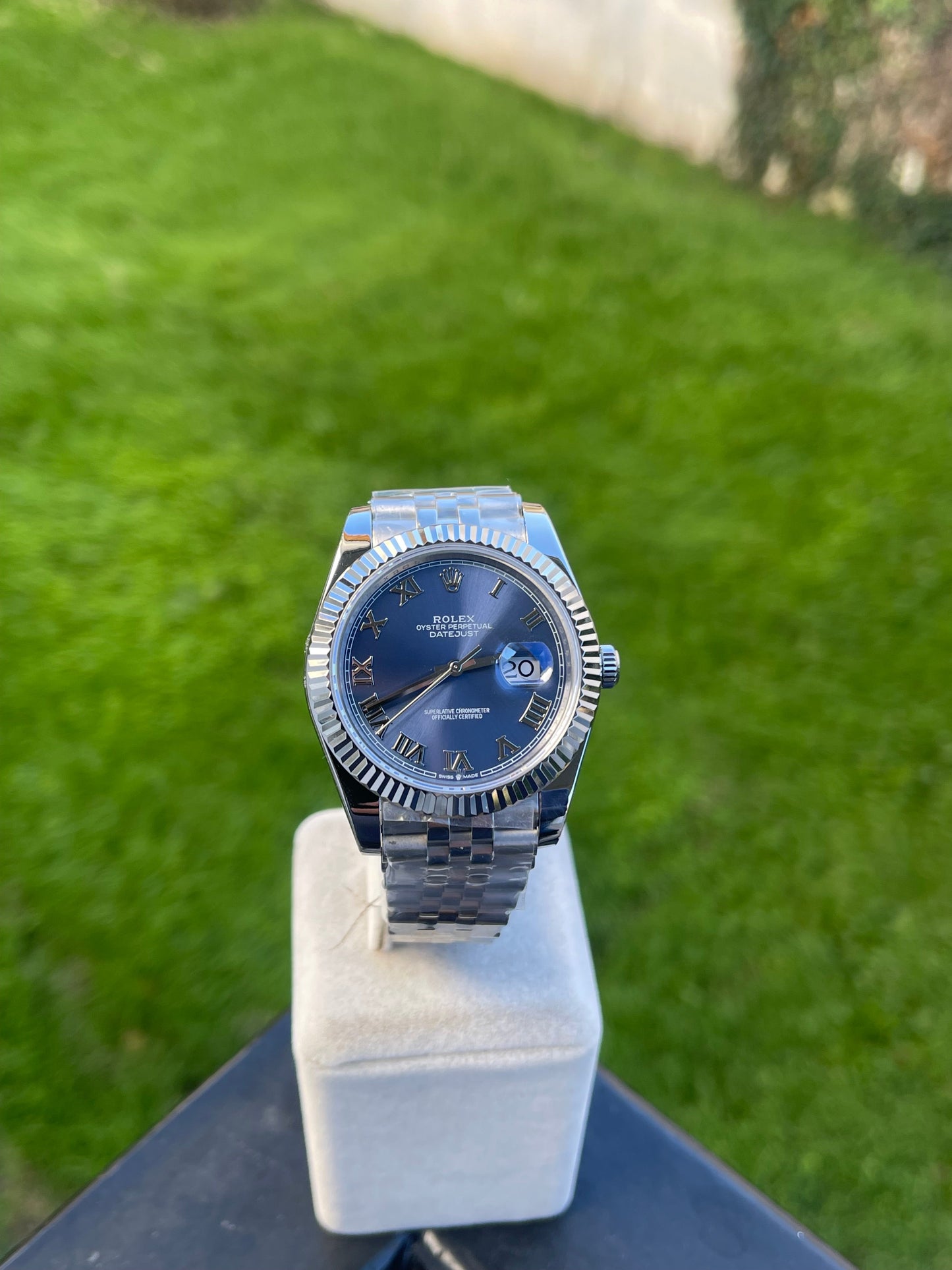 Rolex Datejust 41 Blue Roman 126334 Clone