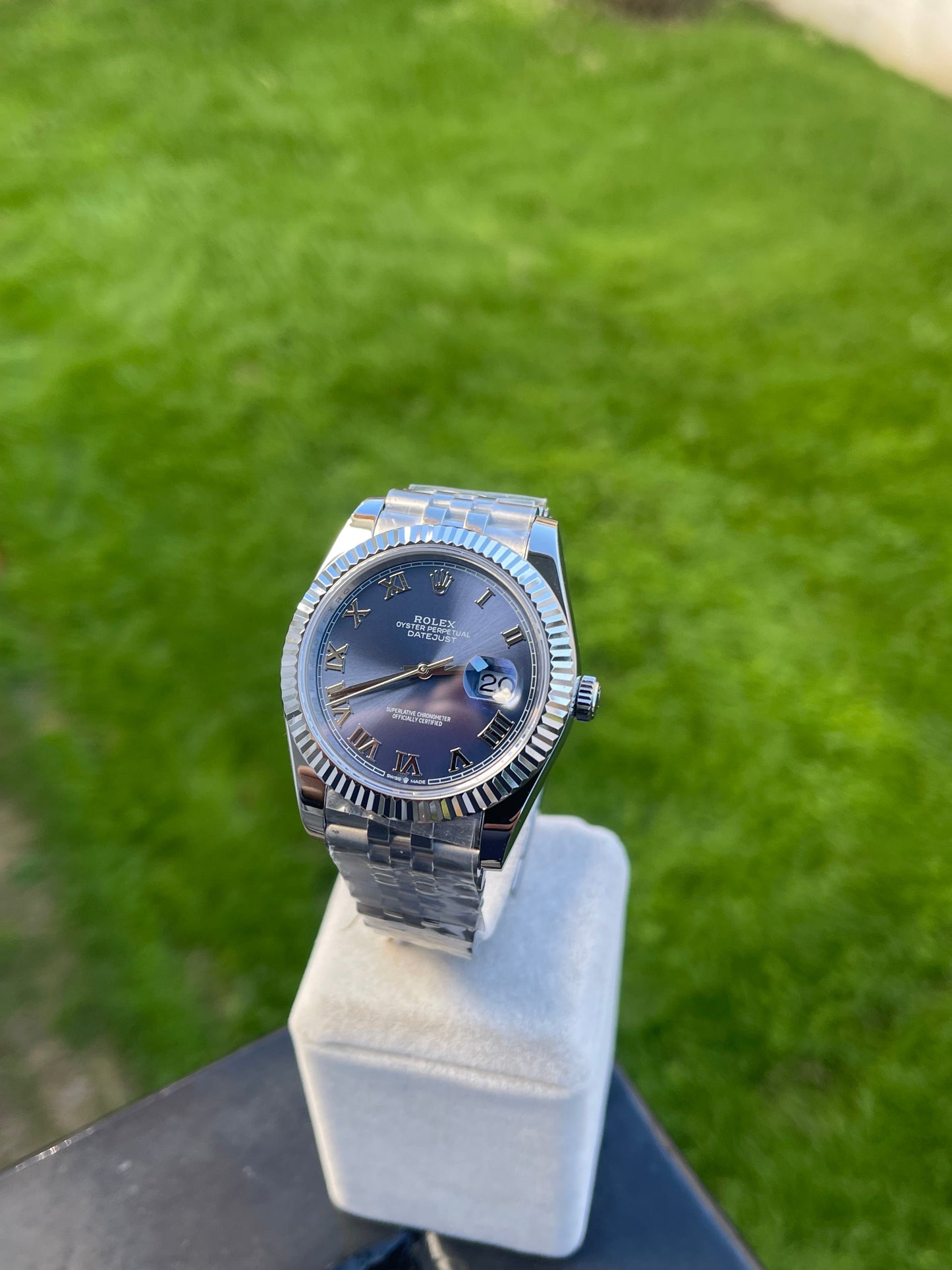 Rolex Datejust 41 Blue Roman 126334 Clone