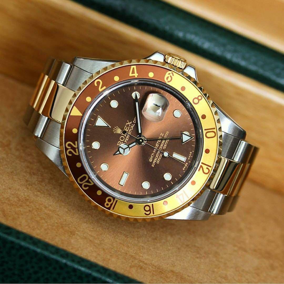 ROLEX GMT MASTER 16713 ROOTBEER CLONE