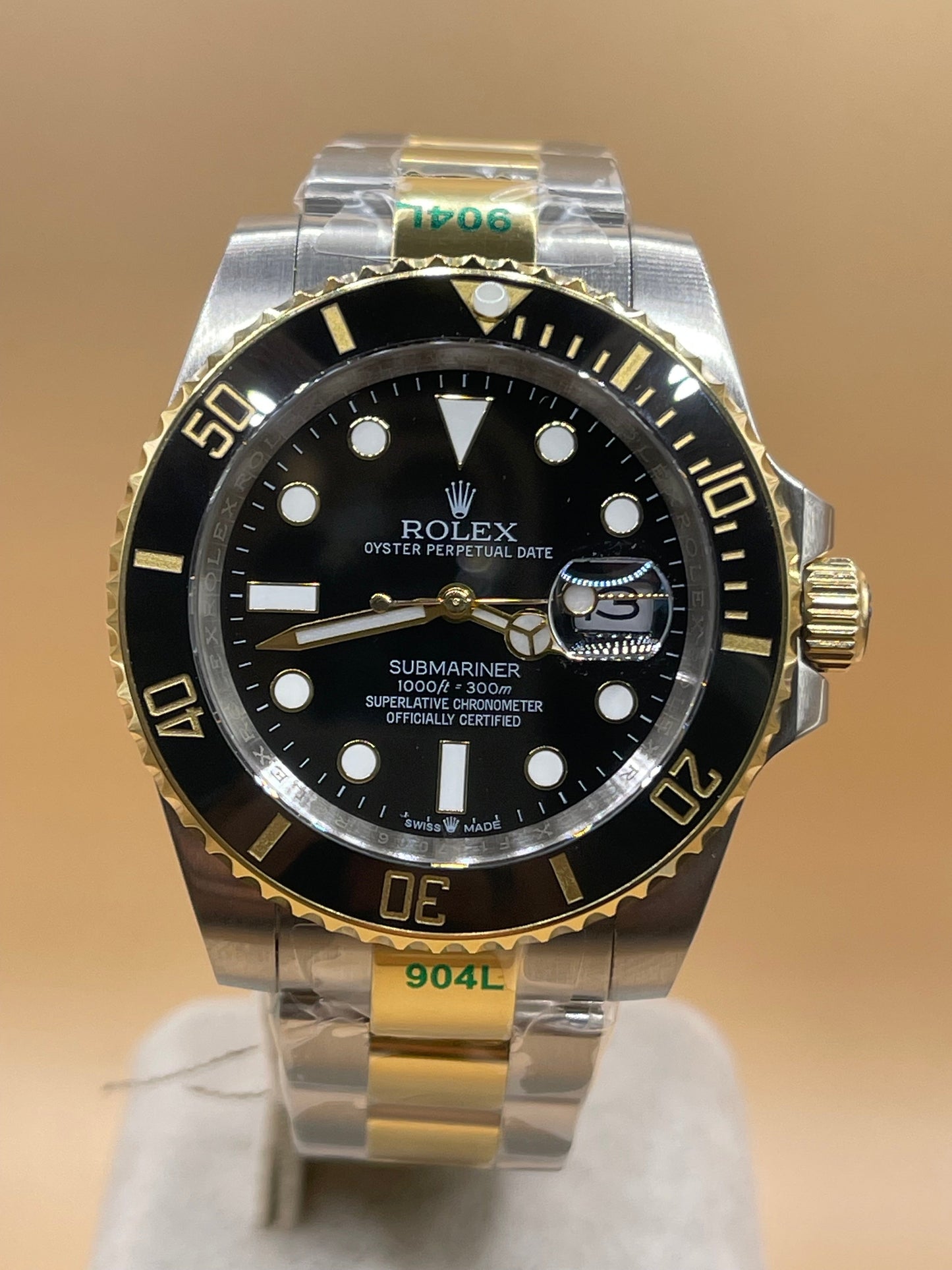 Rolex Submariner 126613LN Two tone Gold Black Clone